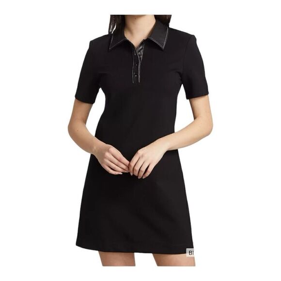 Staud Jay Black Polo Mini Dress Size Small - Picture 2 of 13